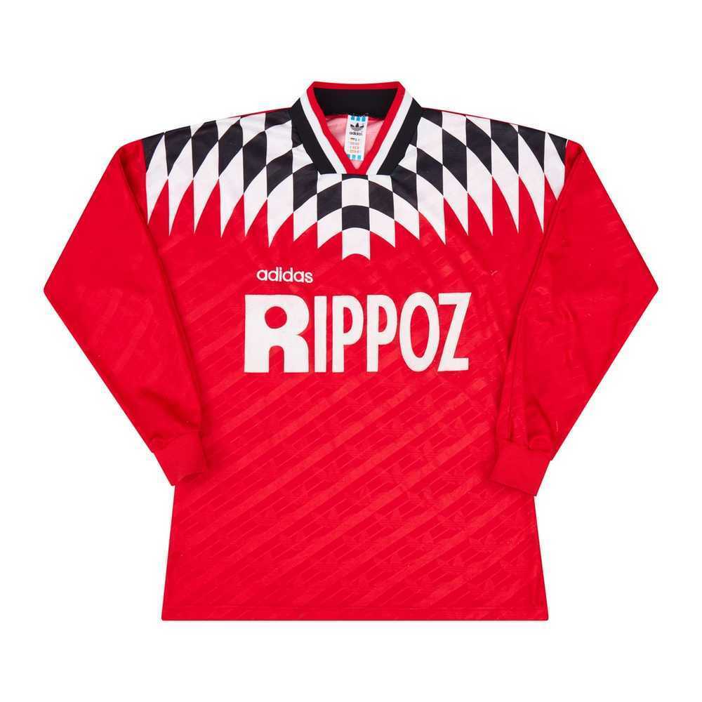 1995-96 Guingamp Match Issue Home L/S Shirt #10