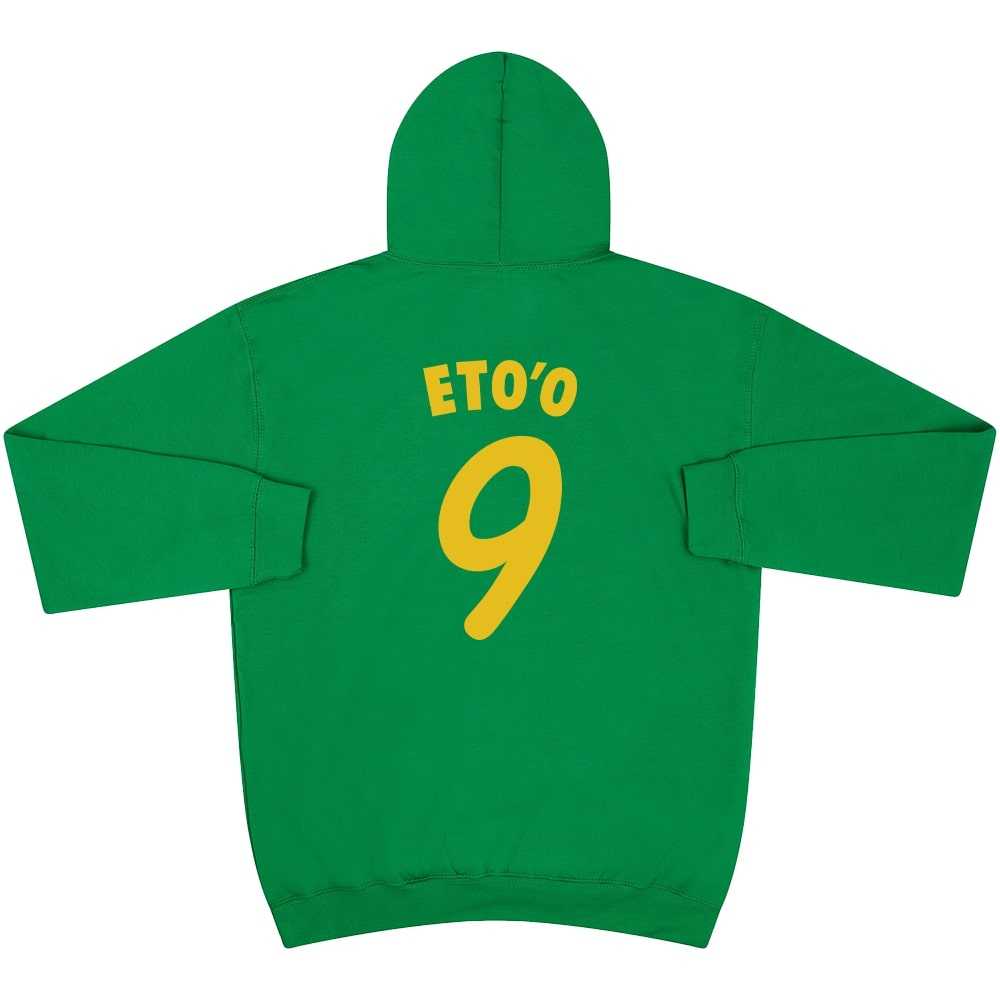 Samuel Eto'o #9 2002 Cameroon Green Graphic Hooded Top