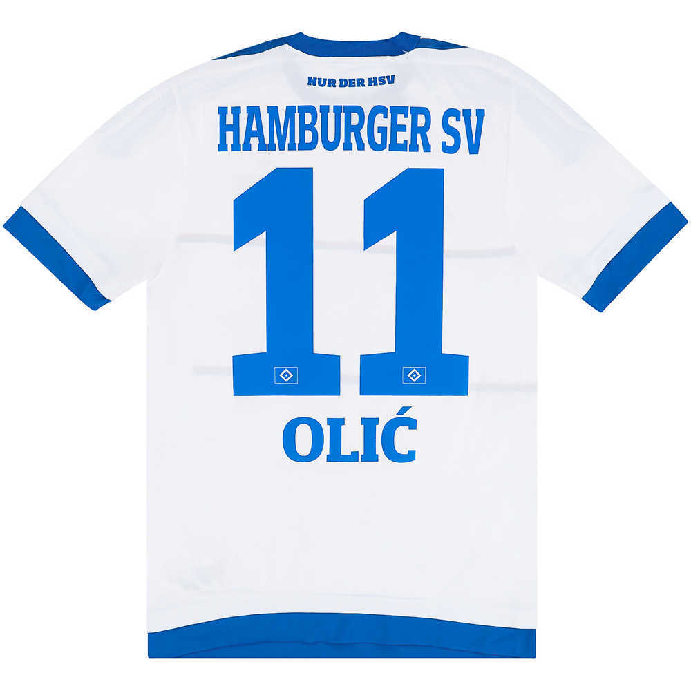 2015-16 Hamburg Adizero Player Issue Home Shirt Olić #11 (Excellent) S