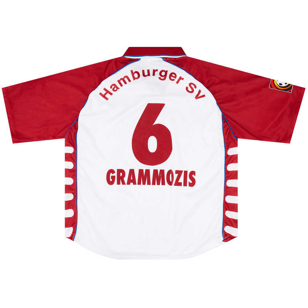 1999-00 Hamburg Match Issue Home Shirt Grammozis #6