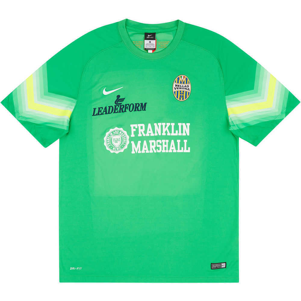 2014-15 Hellas Verona GK S/S Shirt (Very Good)