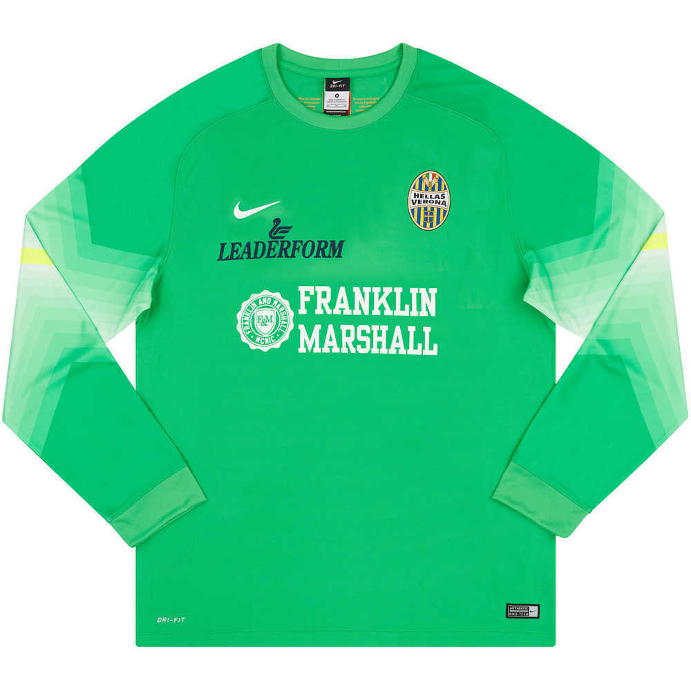 2014-15 Hellas Verona GK Shirt (Very Good) XL