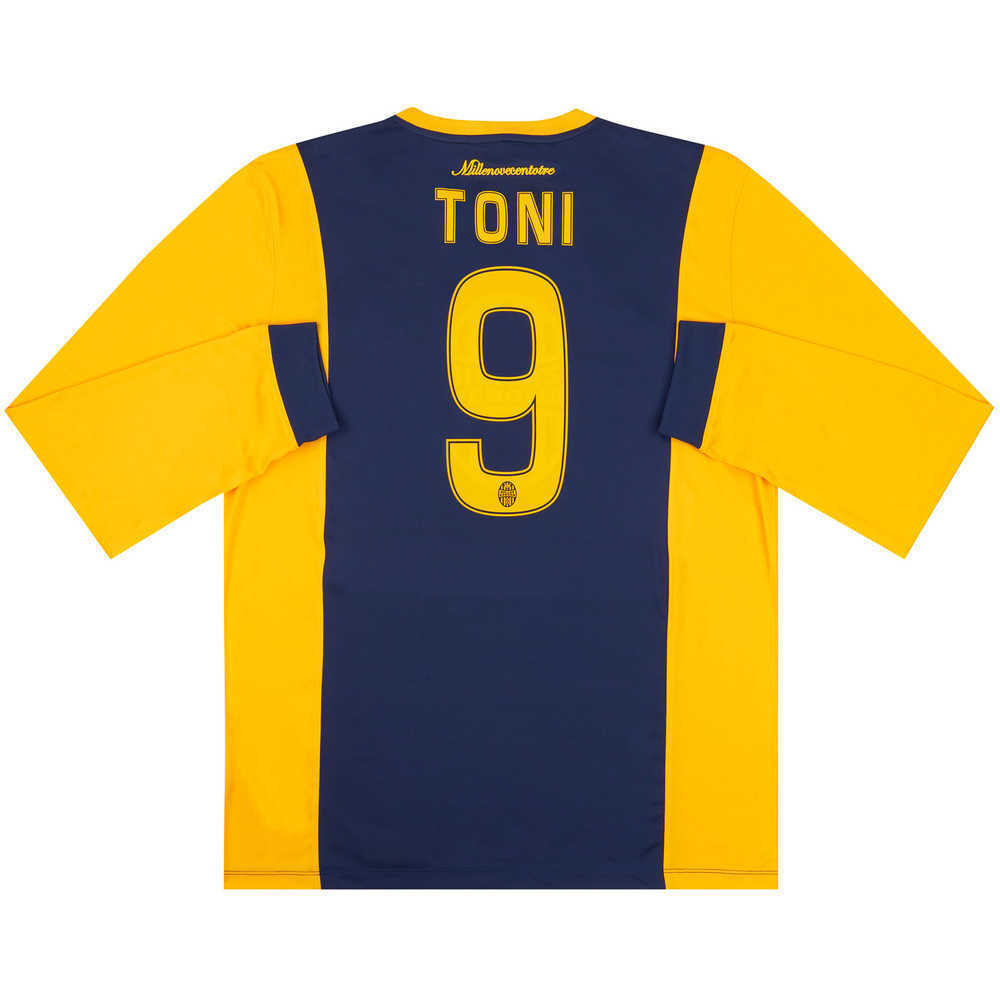 2014-15 Hellas Verona Home L/S Shirt Toni #9 *w/Tags*