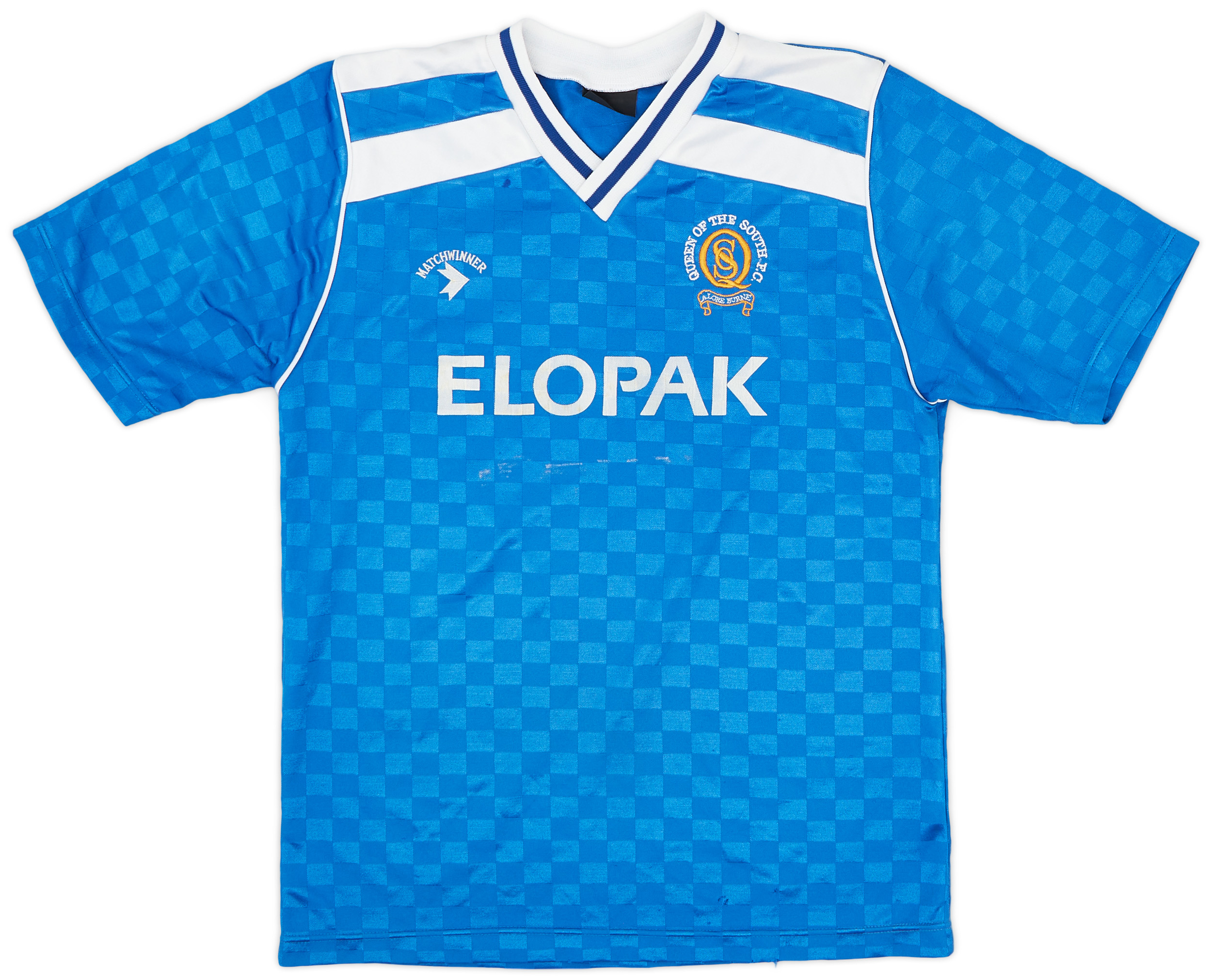 1989-90 Queen Of The South Home Shirt - 7/10 - ()