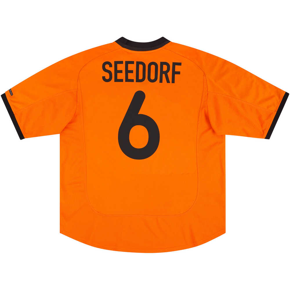 2000-02 Holland Home Shirt Seedorf #6 (Excellent) M