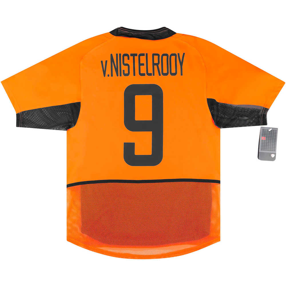 2002-04 Holland Player Issue Sample Home Shirt v.Nistelrooy #9 *w/Tags* XL