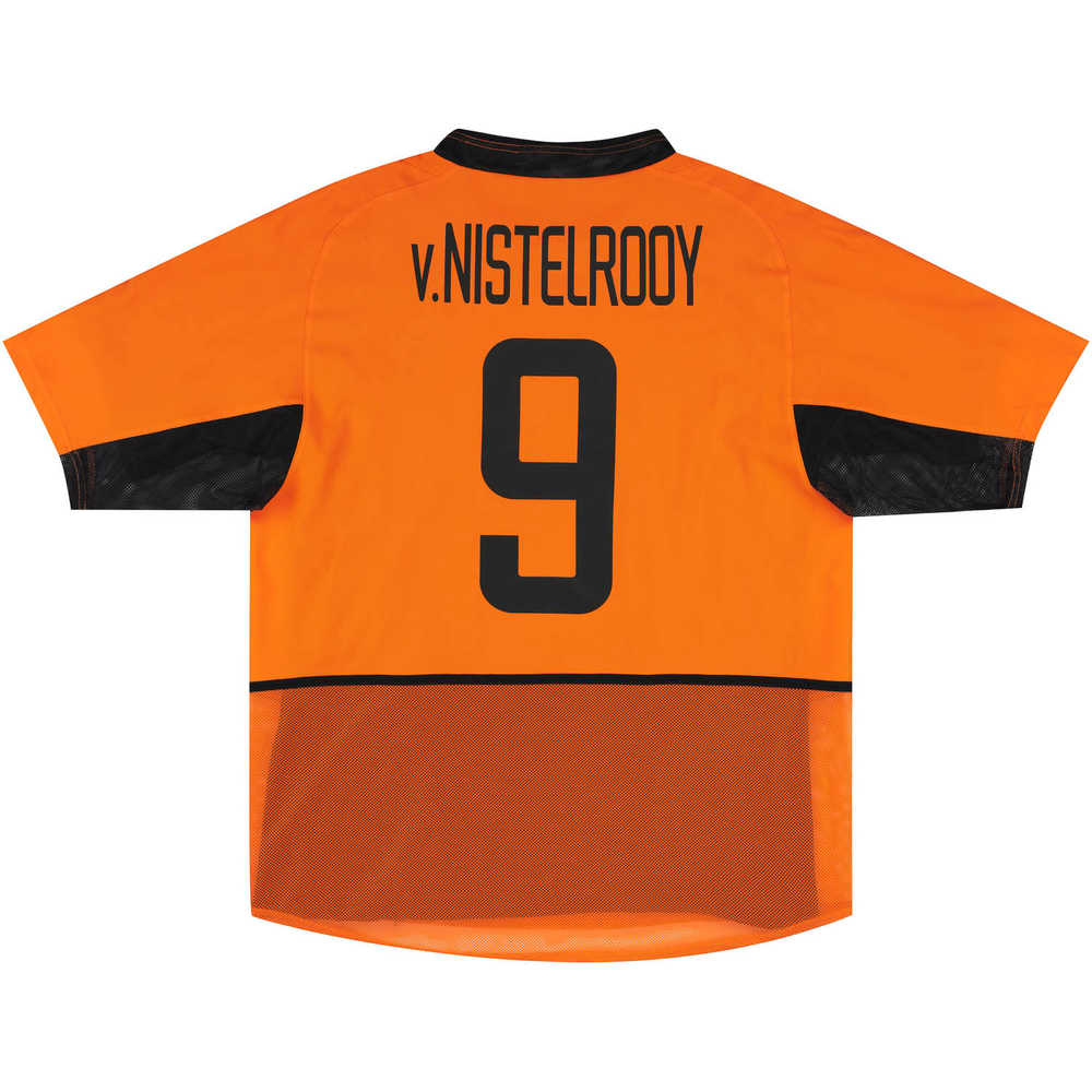 2002-04 Holland Player Issue Home Shirt v.Nistelrooy #9 (Excellent) XL