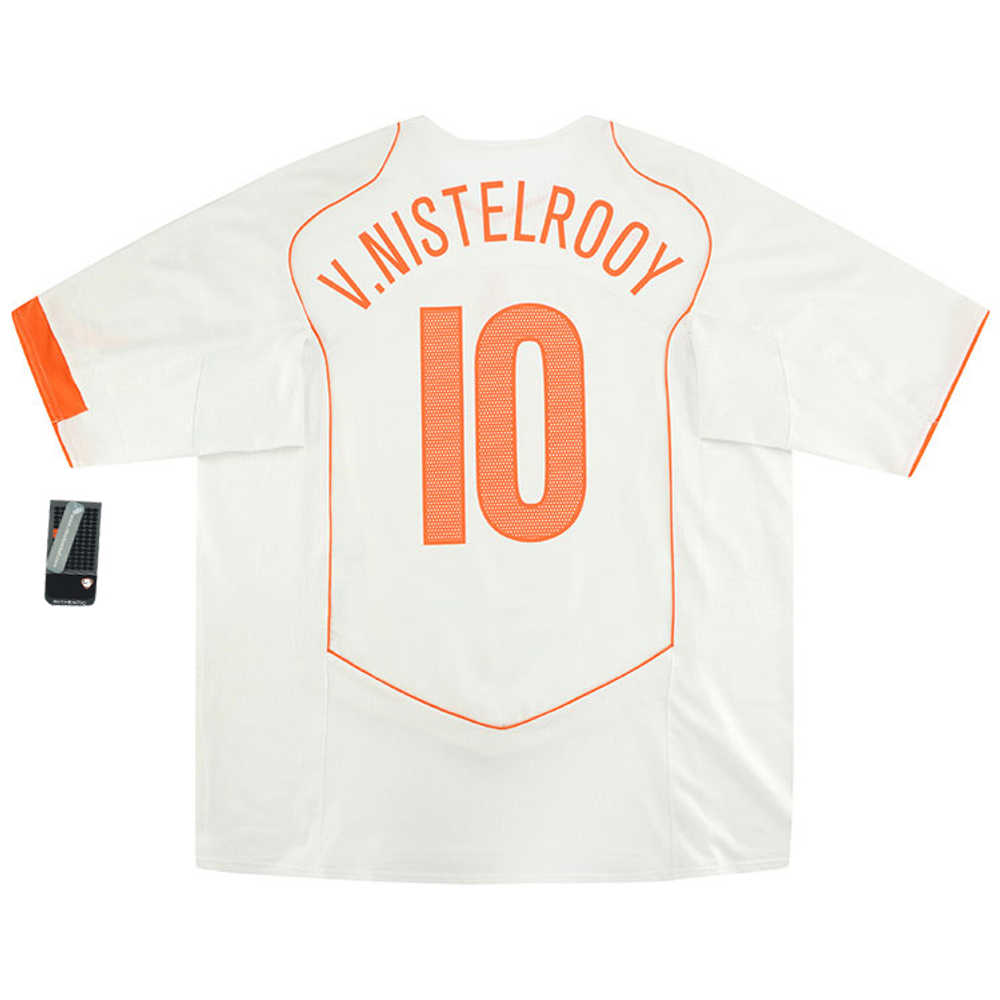 2004-06 Holland Away Shirt V.Nistelrooy #10 *w/Tags* L