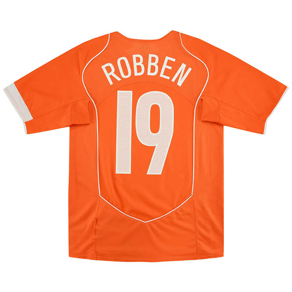 2004-06 Holland Home Shirt Robben #19 (Excellent) XXL