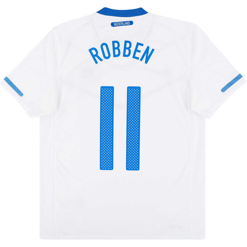 2010-11 Holland Away Shirt Robben #11 *w/Tags* XL