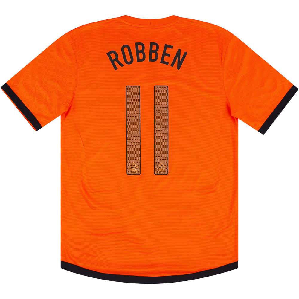 2012-13 Holland Home Shirt Robben #11 (Excellent) XL 