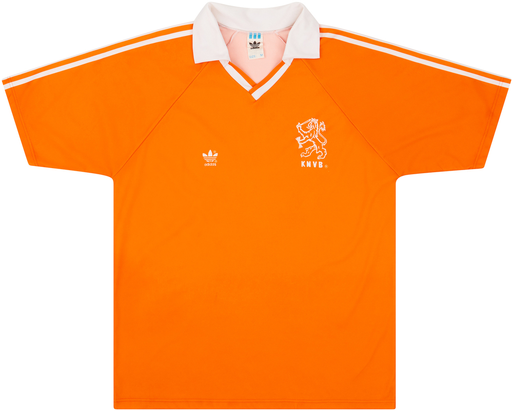 1990-92 Holland Home Shirt (Very Good) M-Dennis Bergkamp Ruud Gullit Marco Van Basten Holland Italia 1990