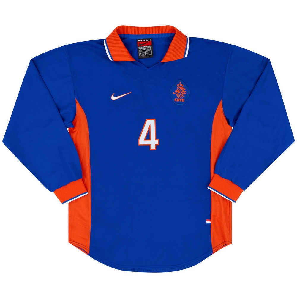 1996-97 Holland Match Issue Away L/S Shirt #4 (de Boer)
