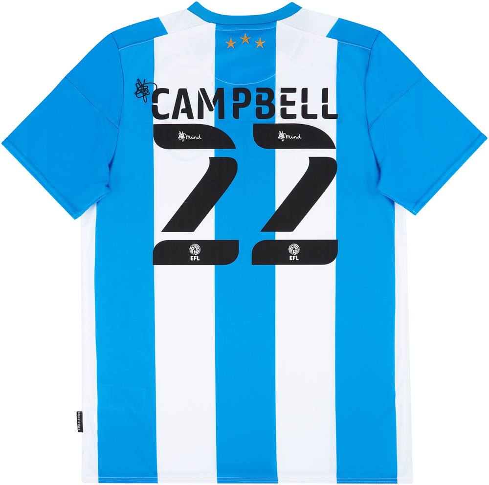 2020-21 Huddersfield Home Shirt Campbell #22 *w/Tags*-Names & Numbers Huddersfield New Clearance Cult Heroes