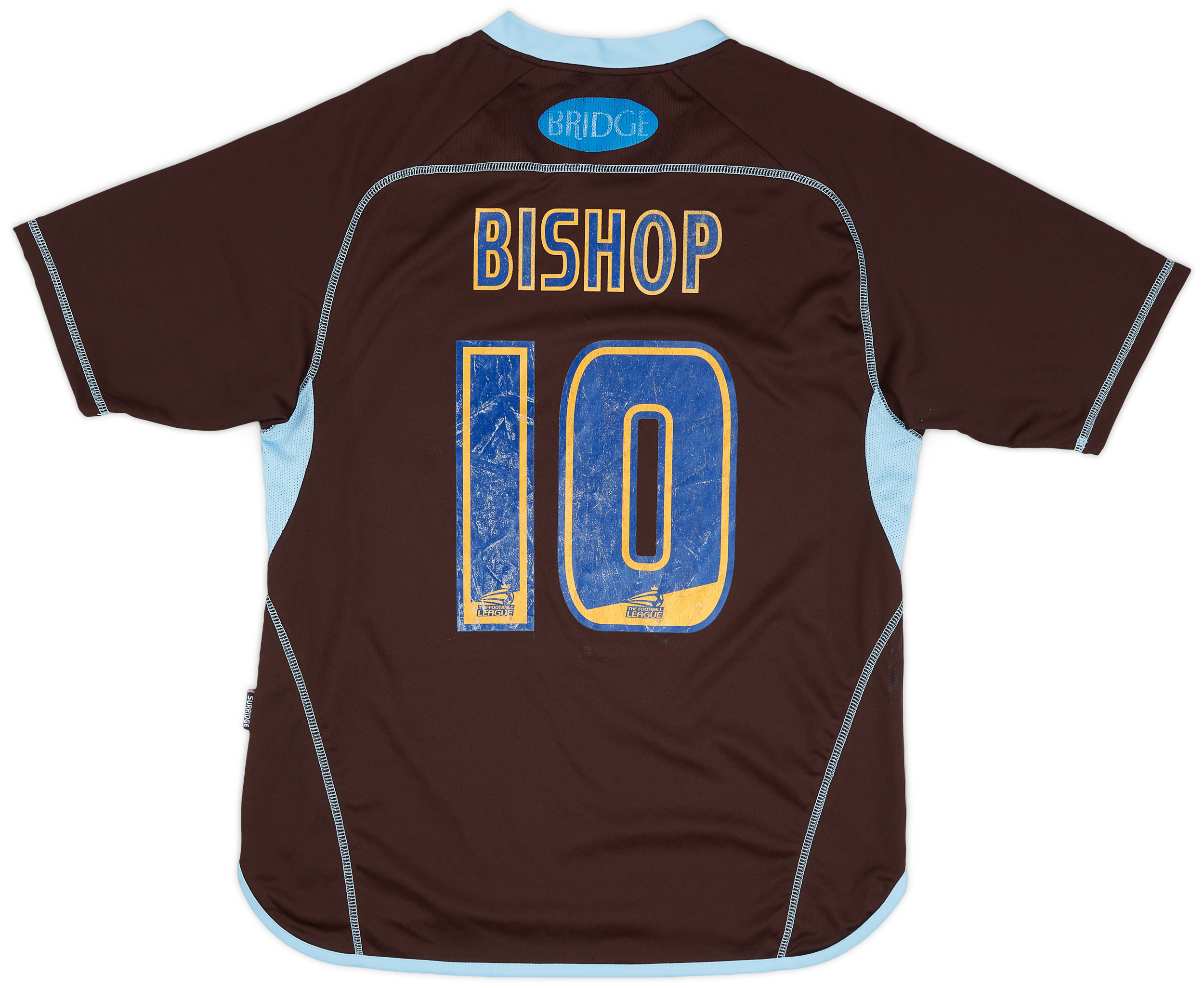 2007-08 Bury Away Shirt Bishop #10 - 5/10 - ()