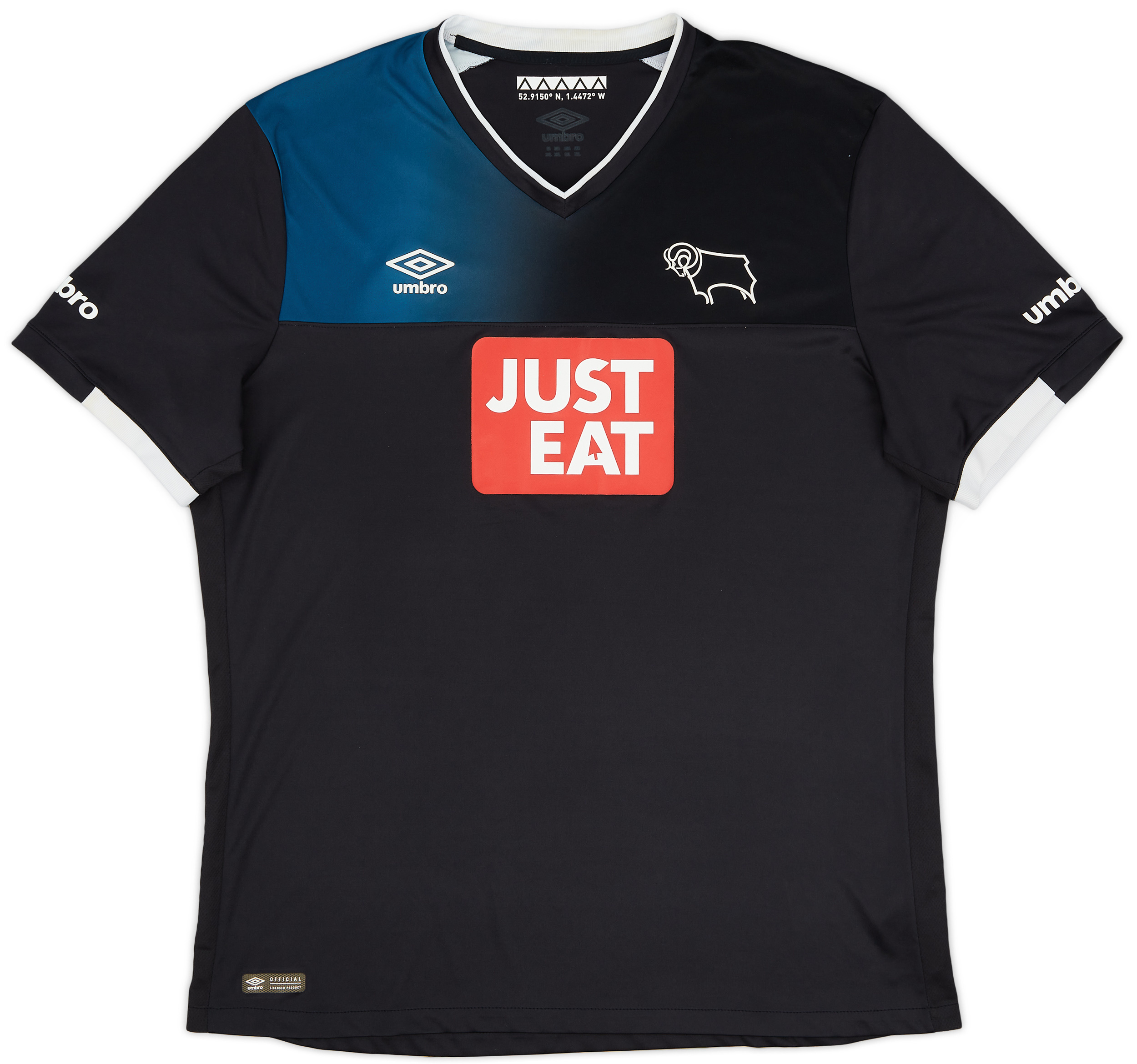2016-17 Derby County Away Shirt - 9/10 - ()