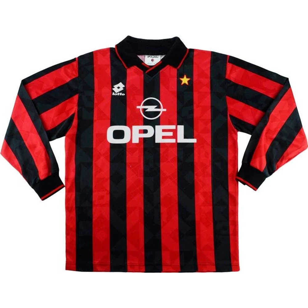 1994-95 AC Milan Home L/S Shirt (Very Good) S