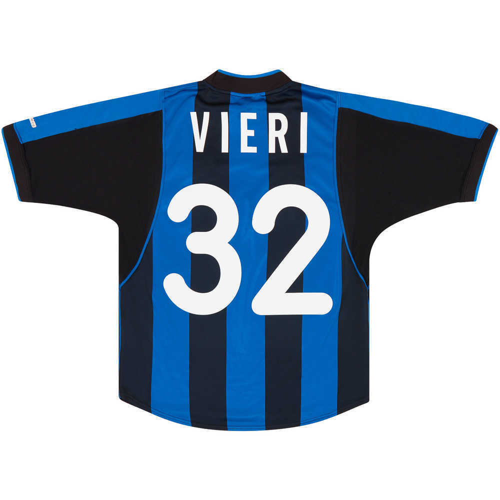 2000-01 Inter Milan Home Shirt Vieri #32 (Excellent) S