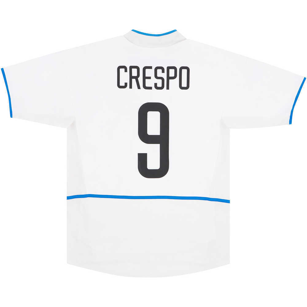 2002-03 Inter Milan Player Issue Authentic Away Shirt Crespo #9 (Excellent) M