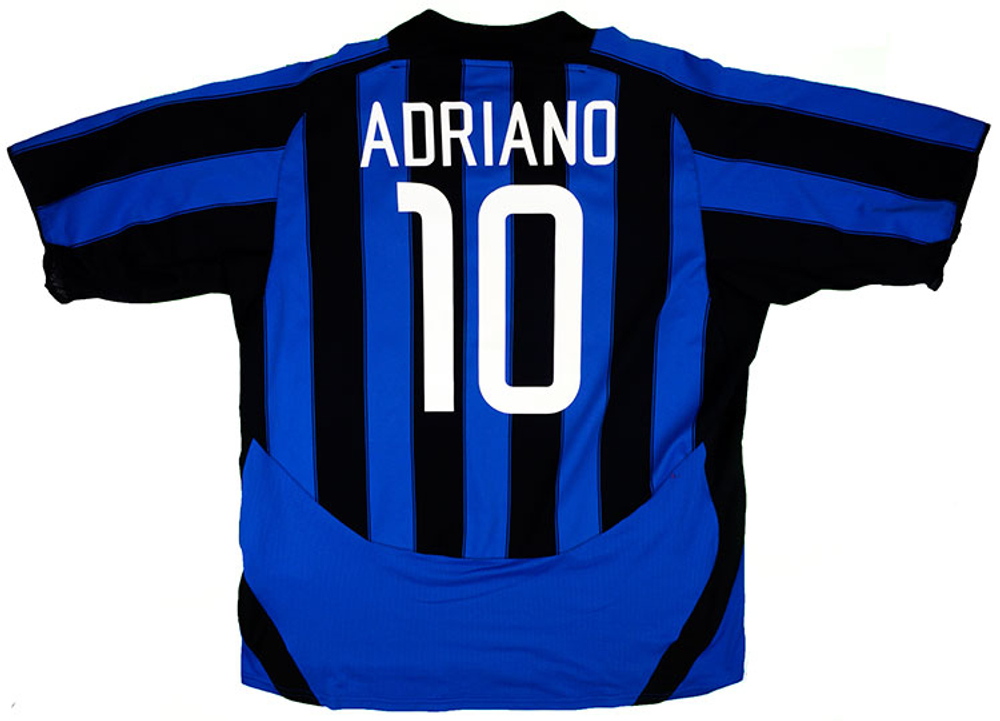 2003-04 Inter Milan Home Shirt Adriano #10 (Very Good) XXL