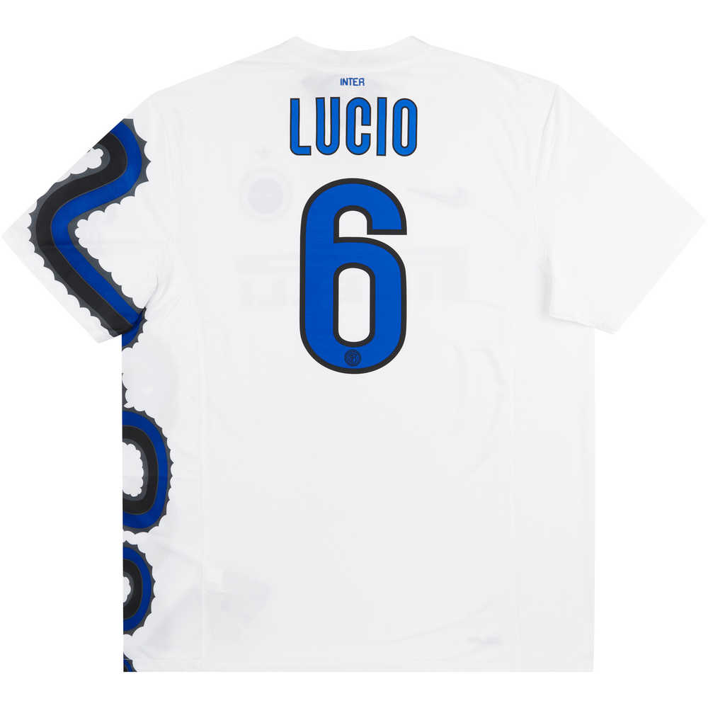2010-11 Inter Milan Away Shirt Lucio #6 *w/Tags* XL