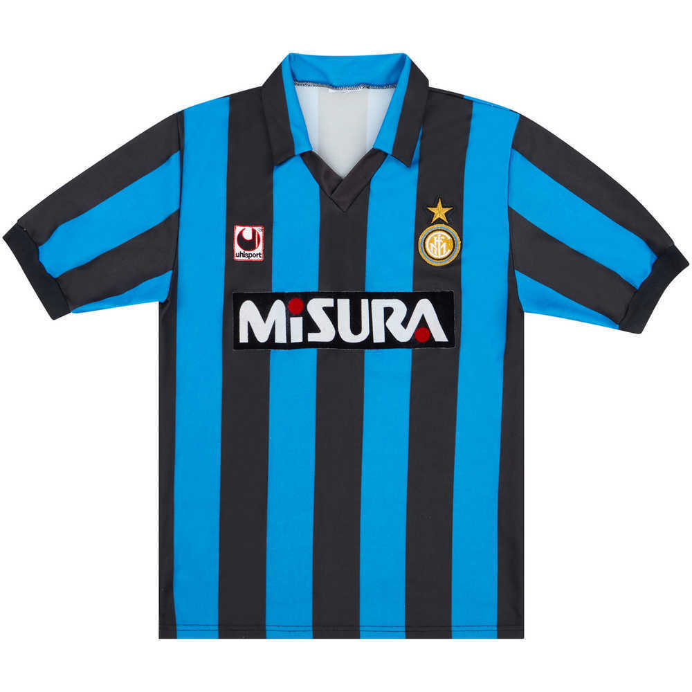 1990-91 Inter Milan Home Shirt (Excellent) L