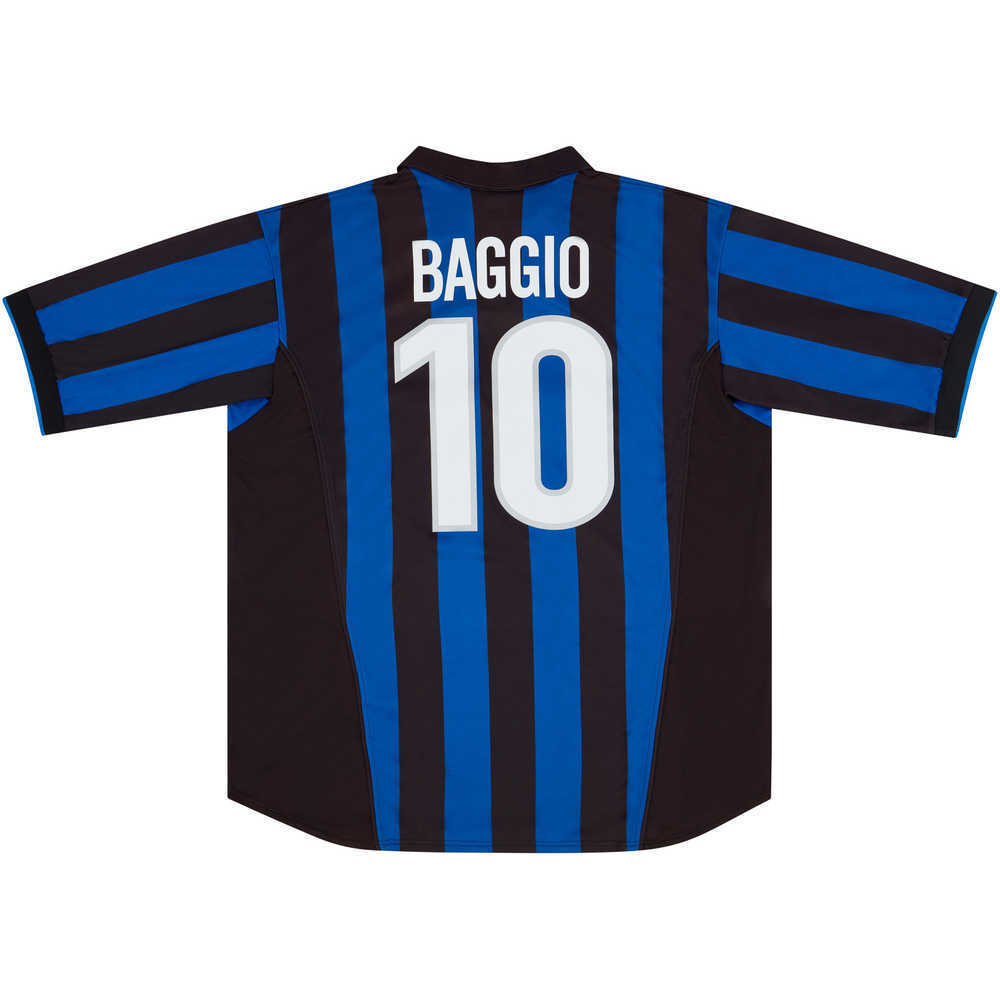 1998-99 Inter Milan Home Shirt Baggio #10 (Excellent) L