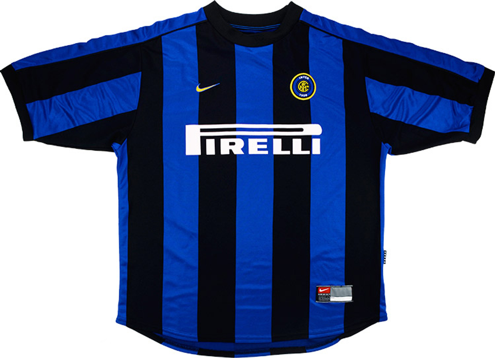 1999-00 Inter Milan Home Shirt Ronaldo #9 (Excellent) XL