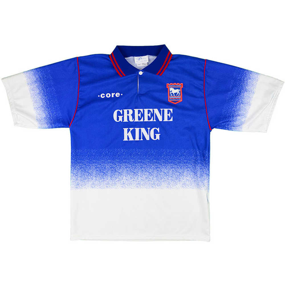 1995-97 Ipswich Home Shirt (Excellent) L.Boys