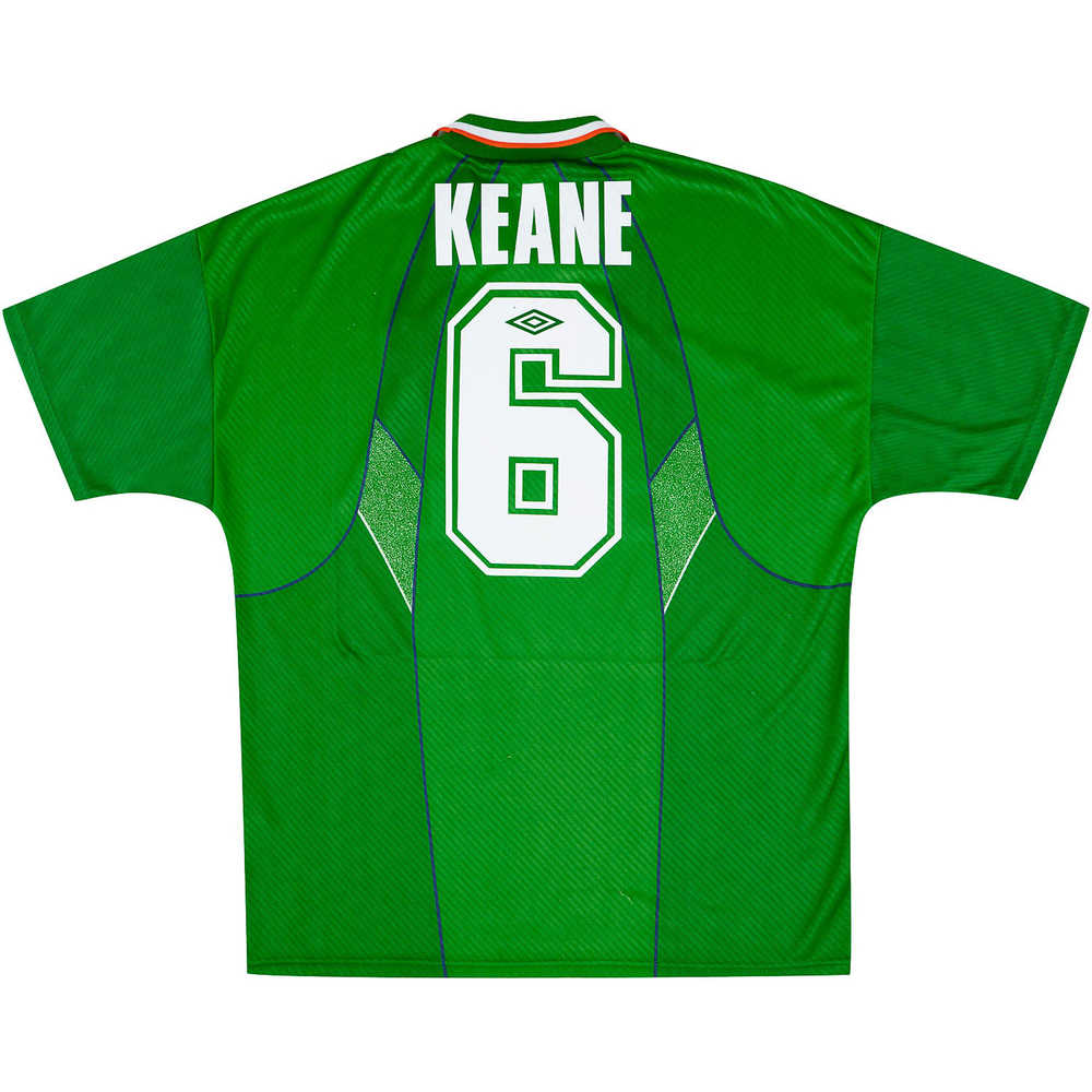 1994-95 Ireland Home Shirt Keane #6 (Excellent) L