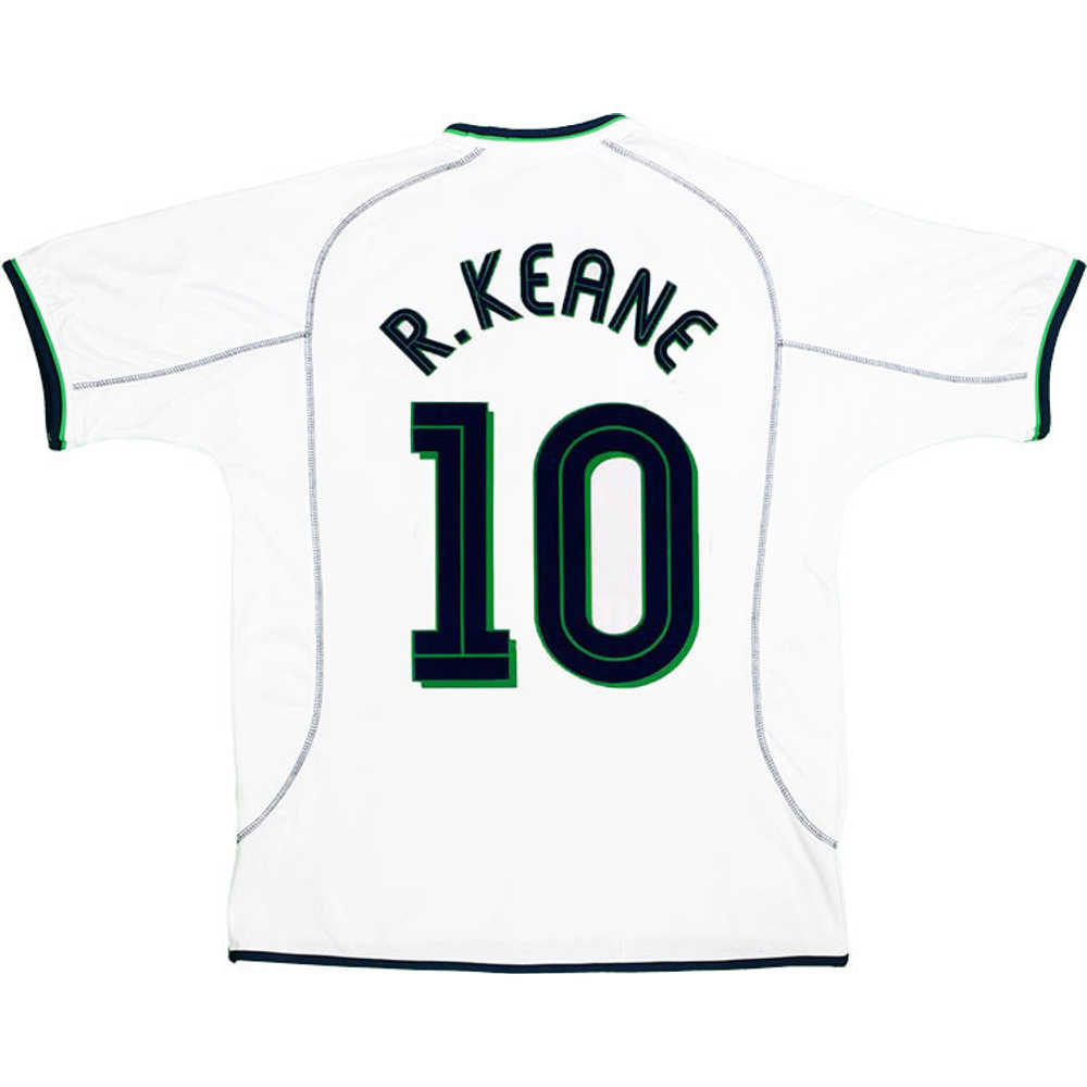 2001-02 Ireland Away Shirt R.Keane #10 (Very Good) M