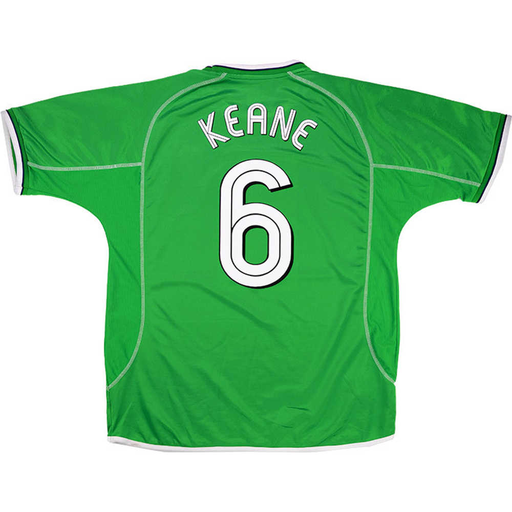 2001-03 Ireland Home Shirt Keane #6 (Excellent) S