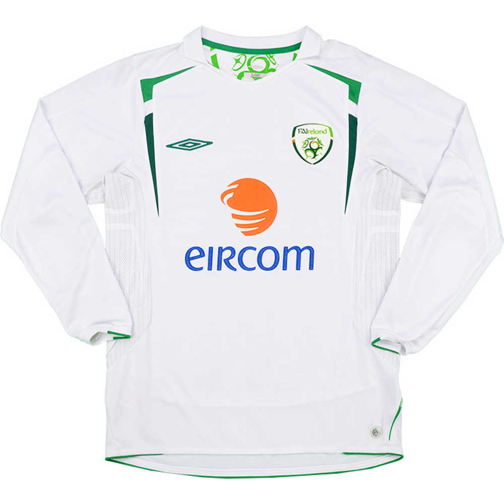 2005-07 Ireland Away L/S Shirt (Very Good) XL