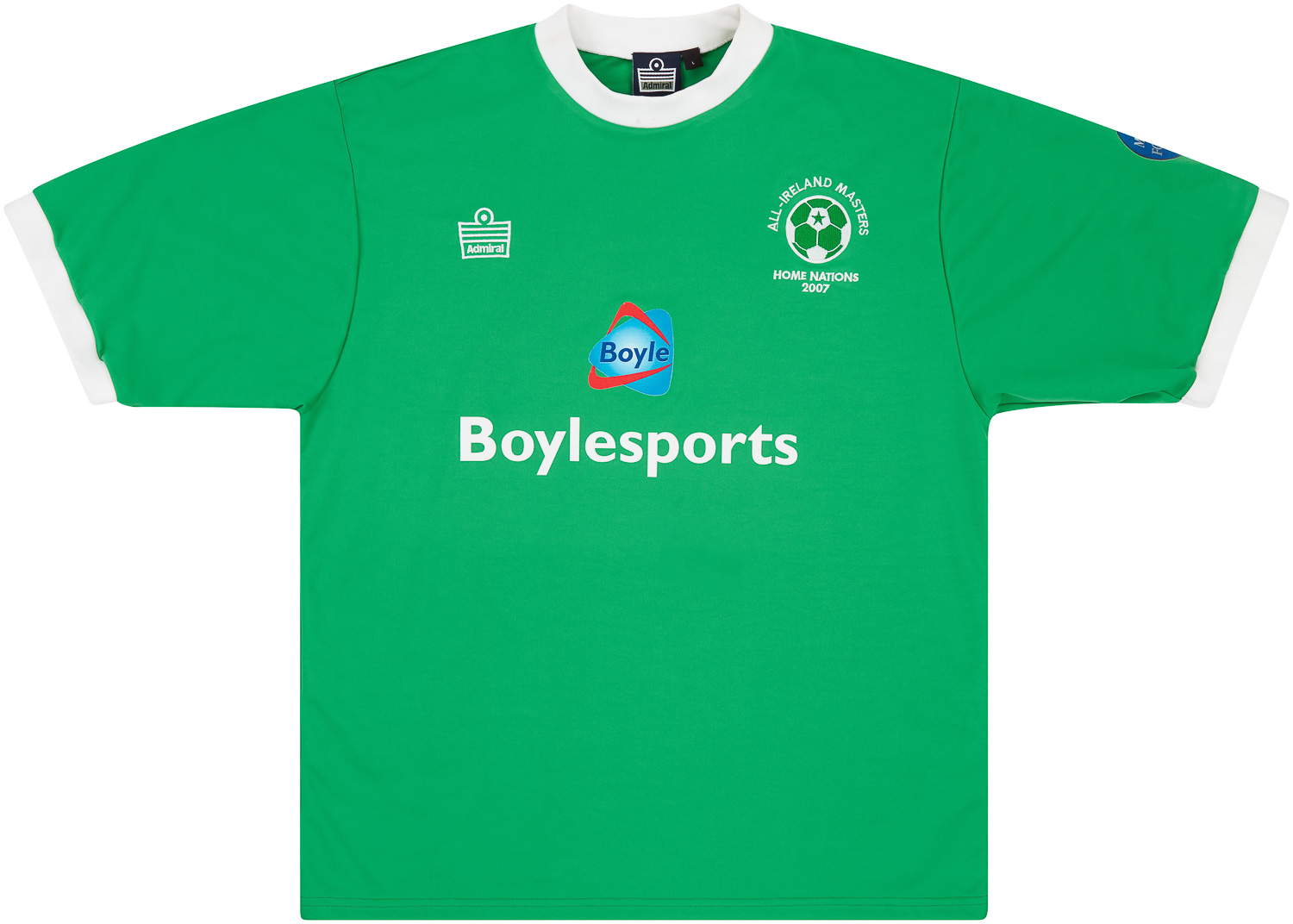 2007 Republic of Ireland Masters Match Issue Home Shirt #6