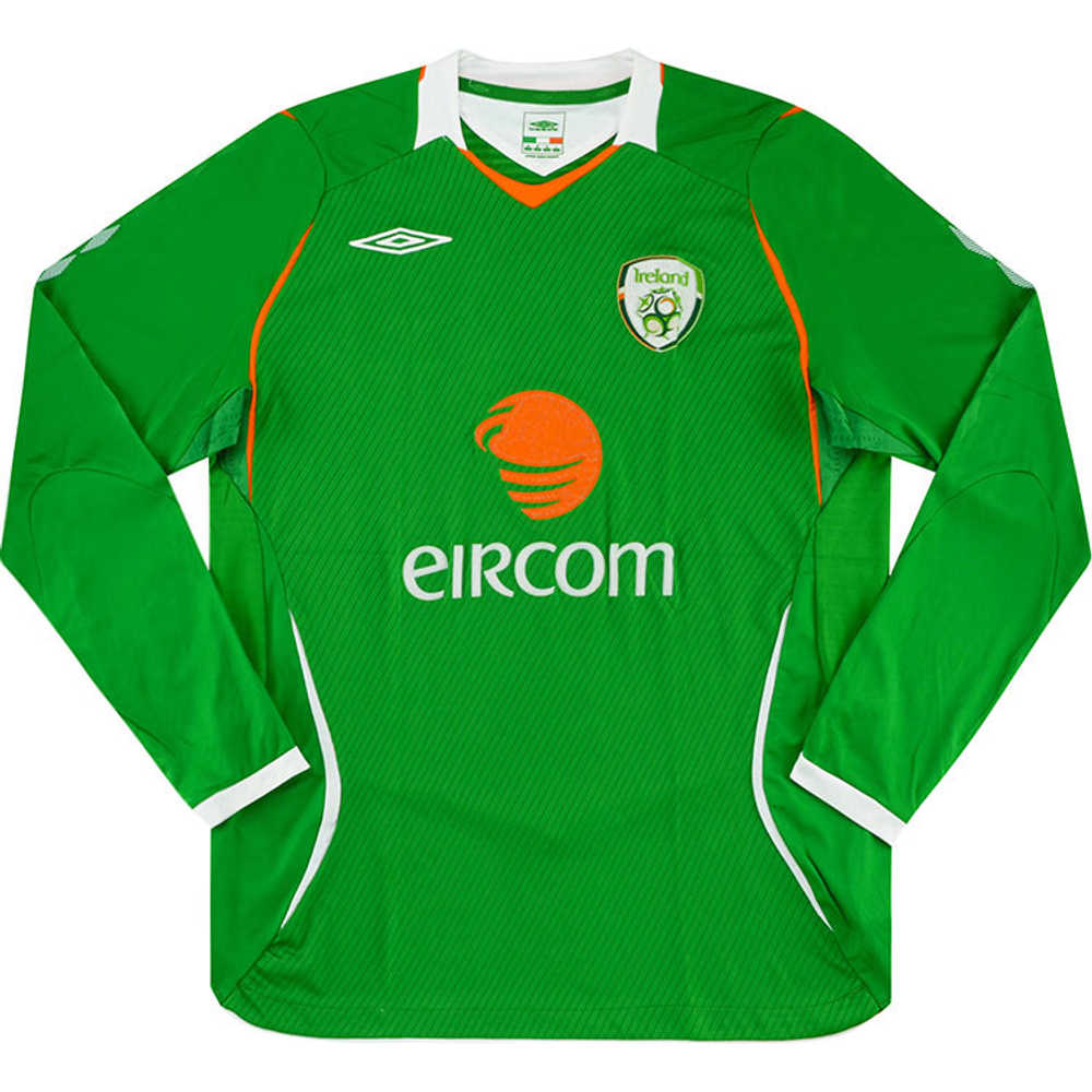 2008-10 Ireland Home L/S Shirt (Excellent) S
