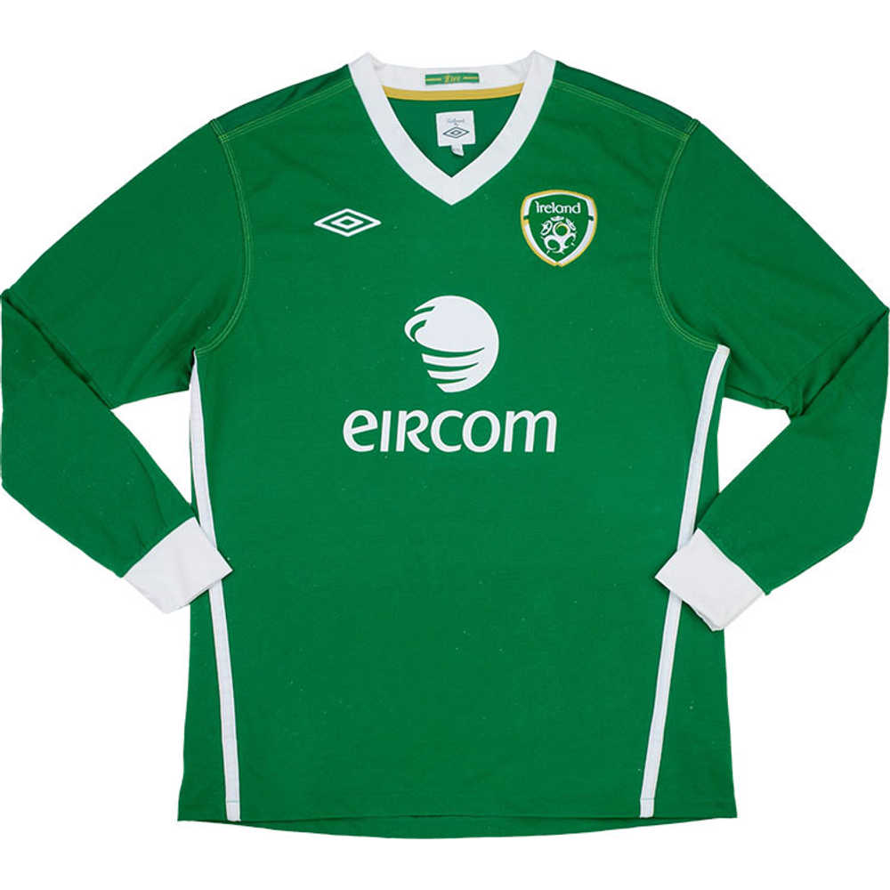 2010-11 Ireland Home L/S Shirt (Very Good) S