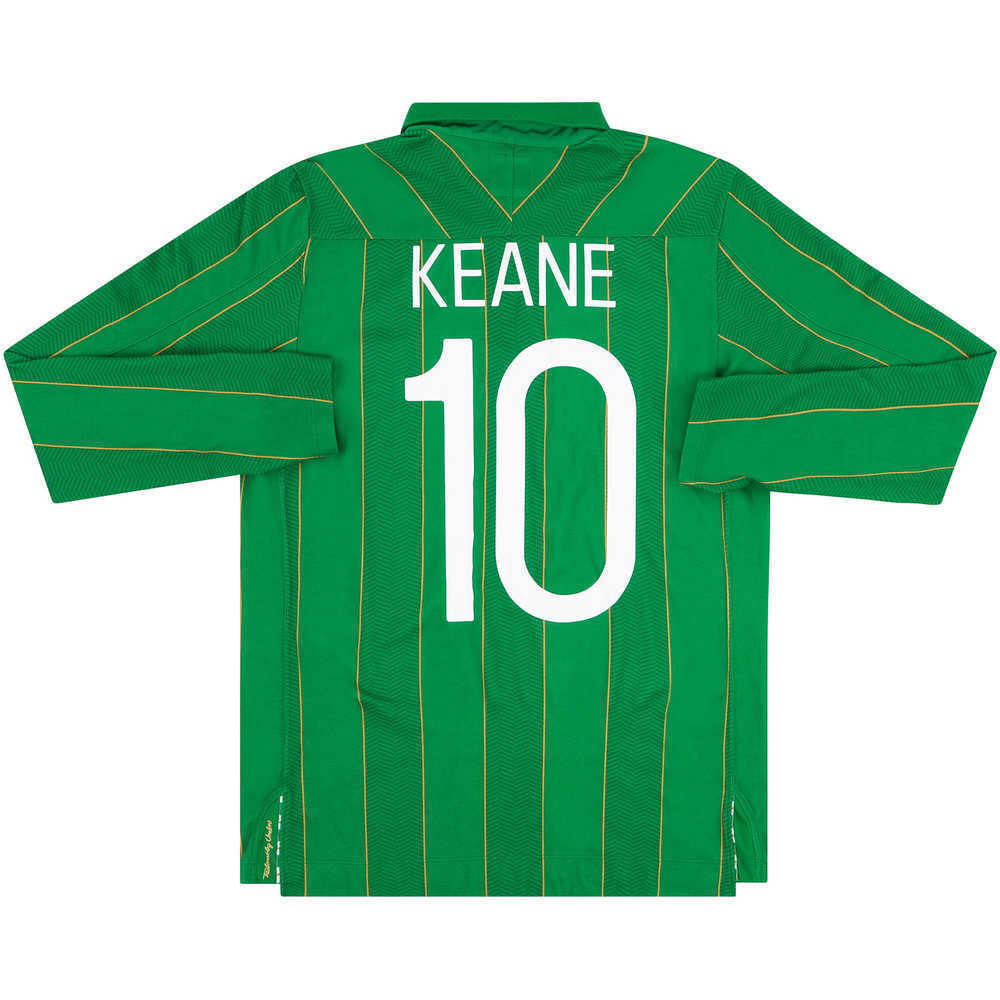 2011-12 Ireland Home L/S Shirt Keane #10 (Excellent) S