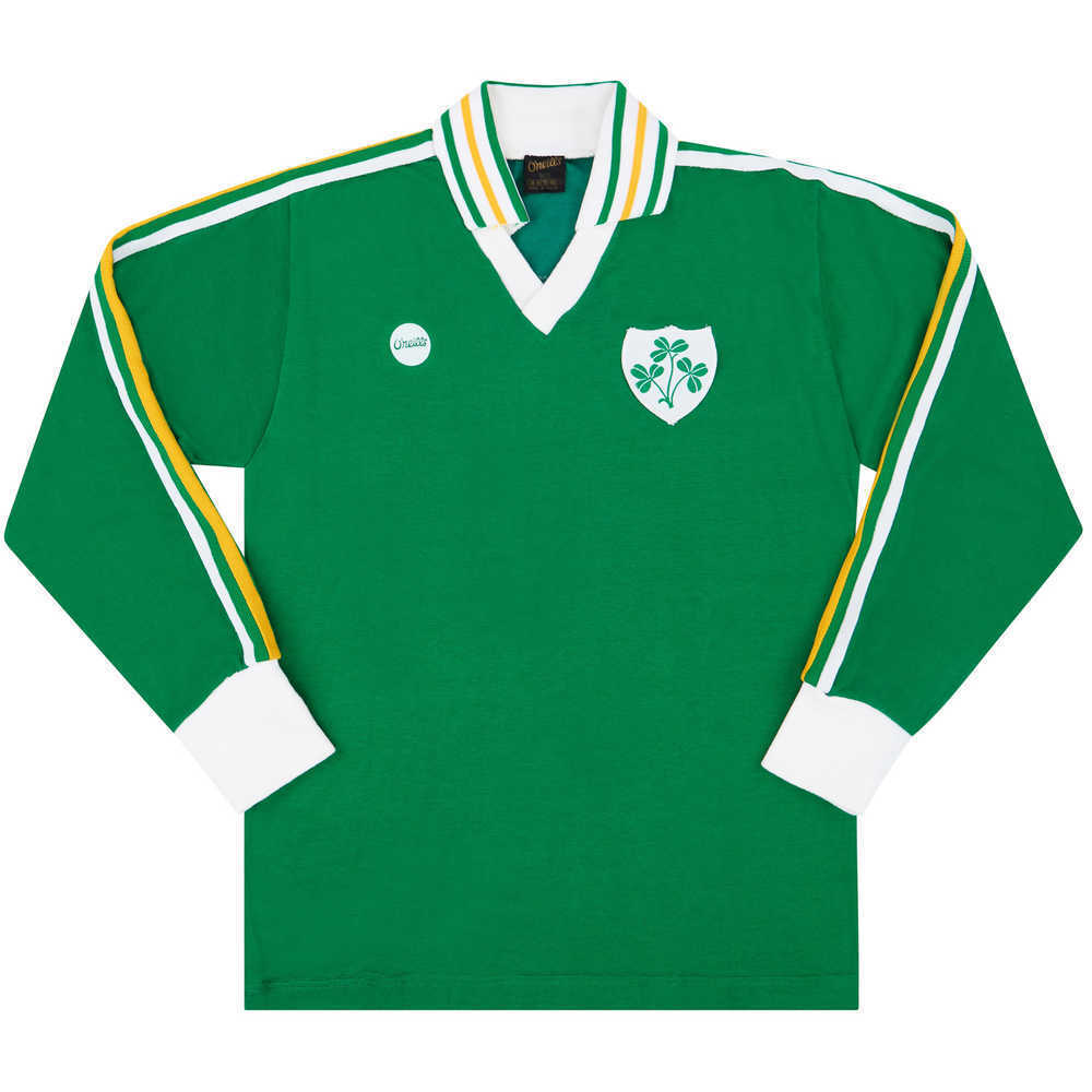 1978-81 Ireland Match Issue Home L/S Shirt #9