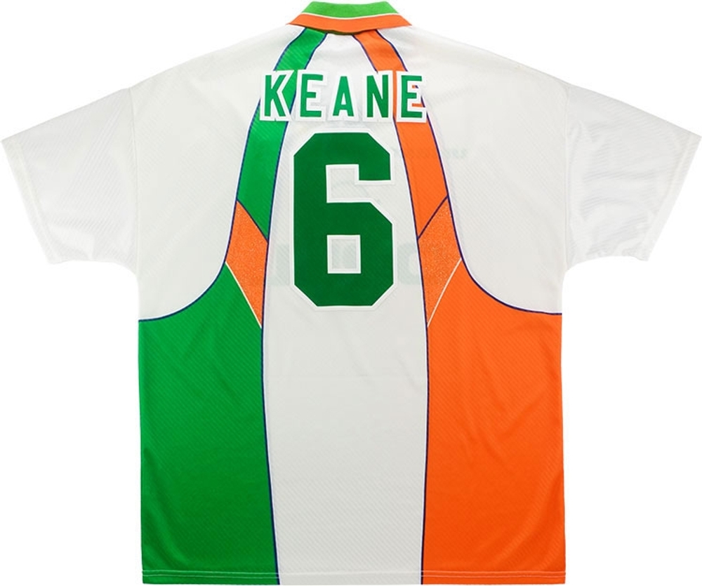1994-96 Ireland Away Shirt Keane #6 (Very Good) XL