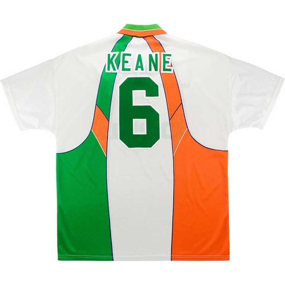 1994-96 Ireland Away Shirt Keane #6 (Very Good) XL
