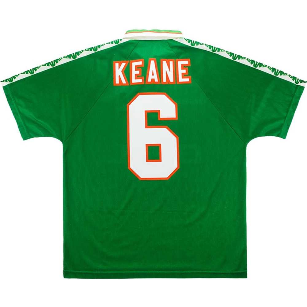 1996-98 Ireland Home Shirt Keane #6 (Excellent) M