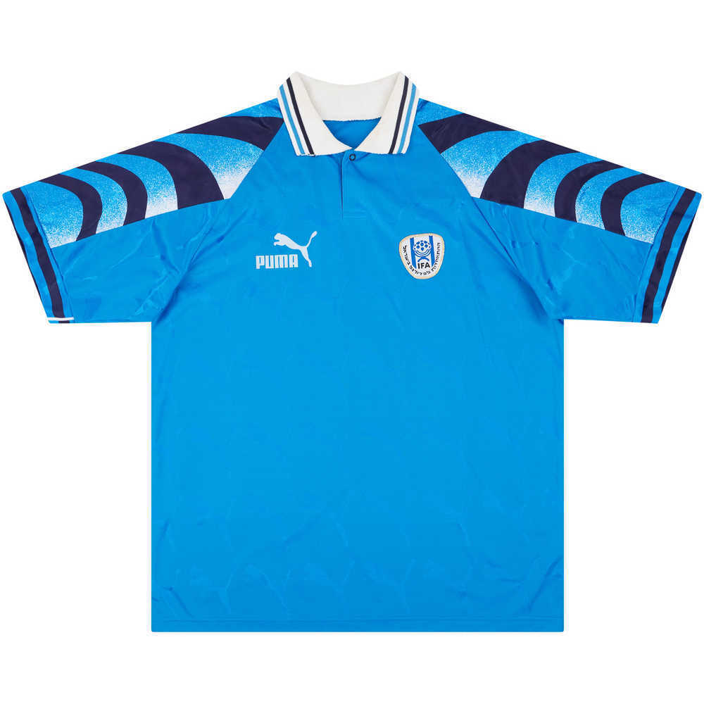 1997 Israel Match Worn Home Shirt #6 (Klinger) v Sweden