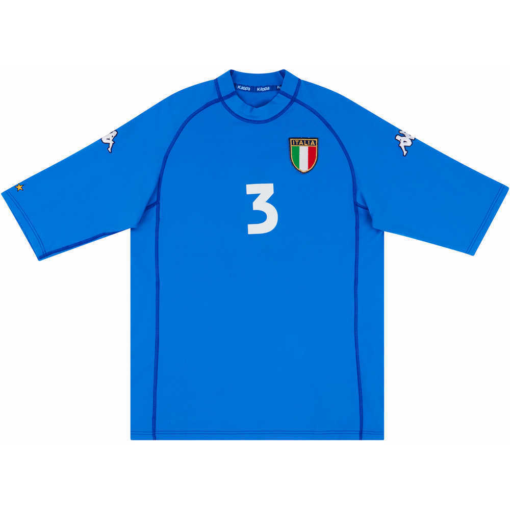 2000-01 Italy Match Issue Home Shirt #3