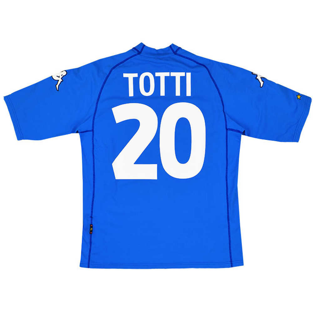 2000-01 Italy Home Shirt Totti #20 (Excellent) M