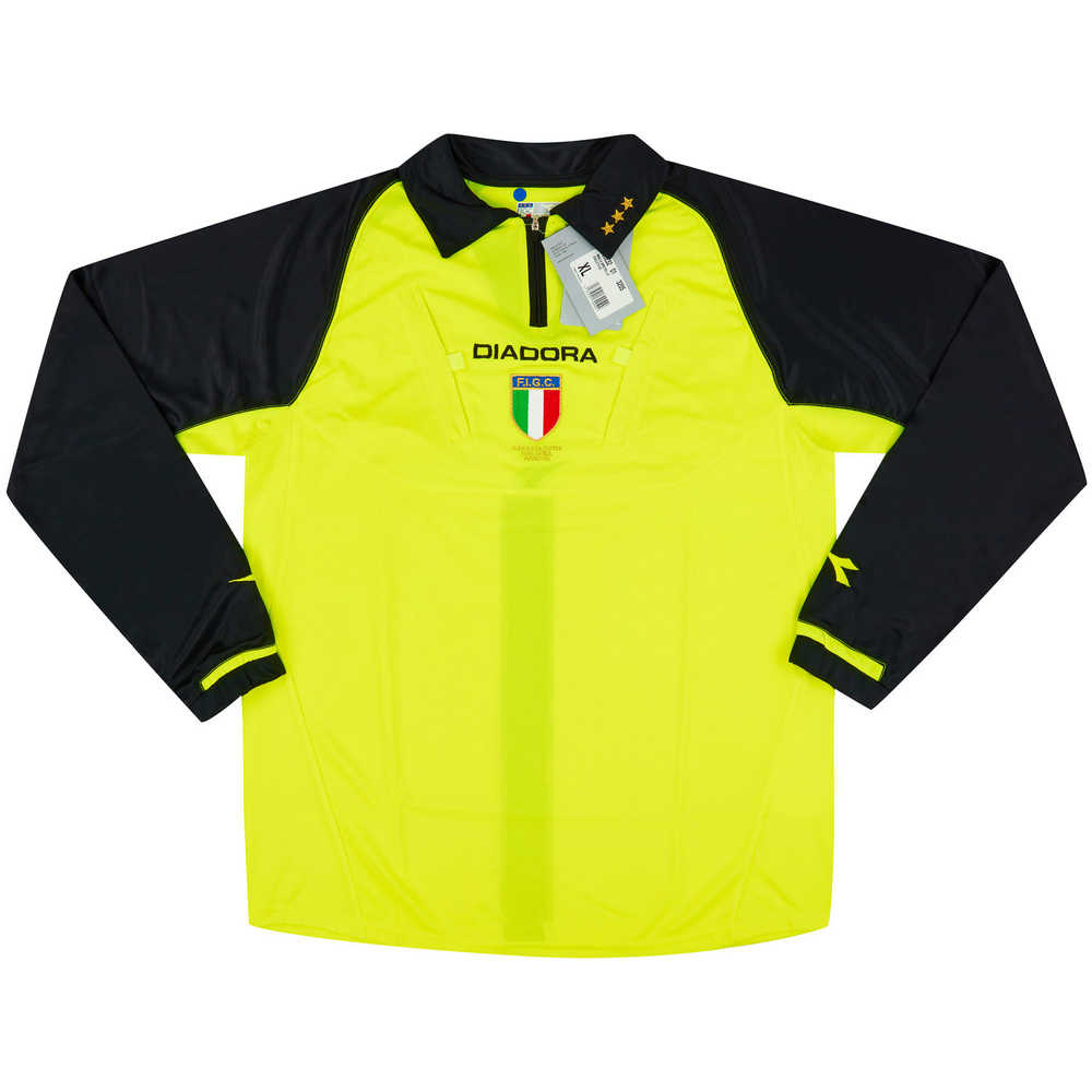 2003-05 Italy FIGC Referee L/S Shirt *BNIB* XL