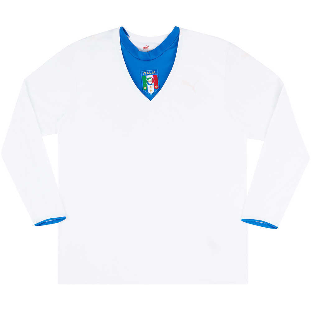 2006 Italy Away L/S Shirt (Good) XL