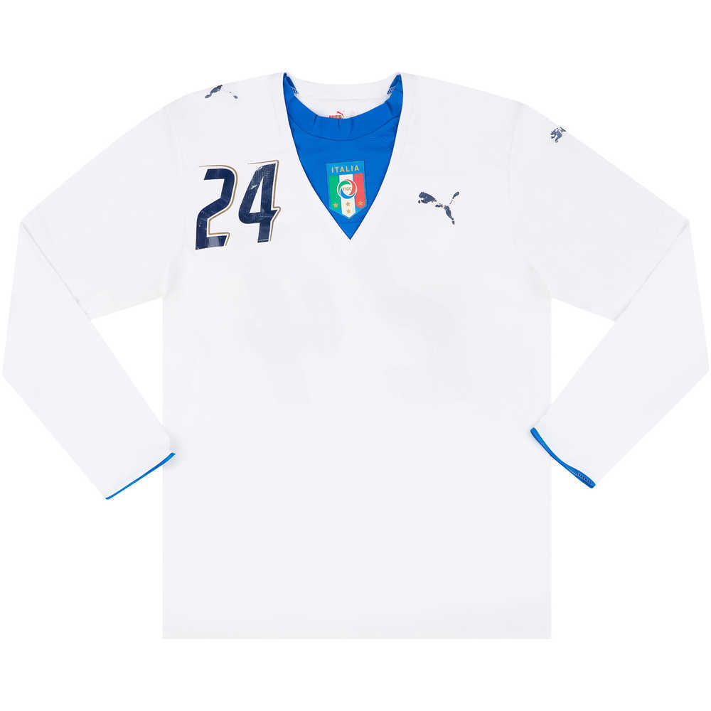 2006-07 Italy Match Issue Away L/S Shirt #24