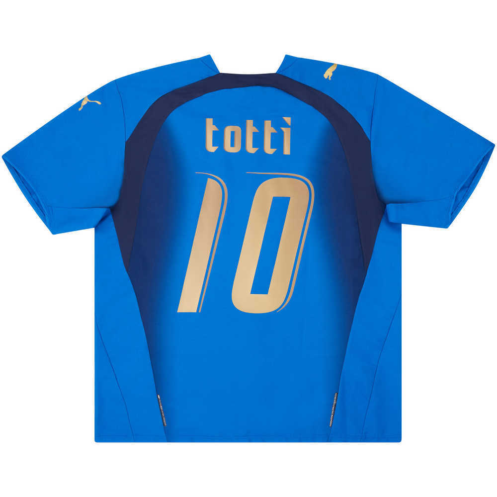 2006 Italy Home Shirt Totti #10 (Very Good) M