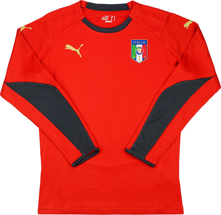 2008-09 Italy Red GK Shirt - 8/10 - ()