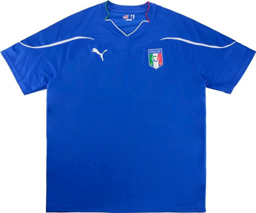 2010-12 Italy Home Basic Shirt (Very Good) S-Specials Italy South Africa 2010